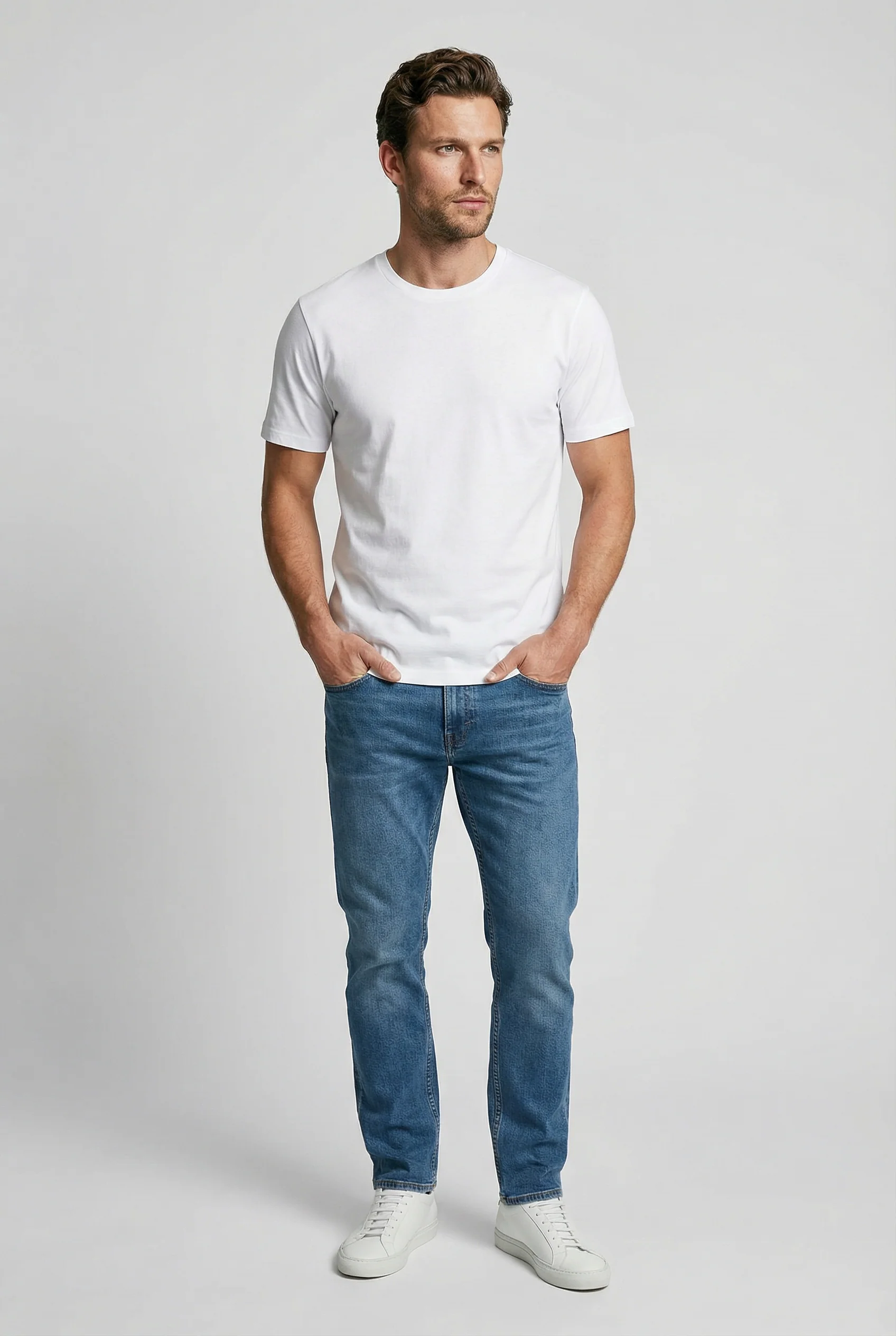 Trueman Regular Fit T-Shirt - White - Image 4