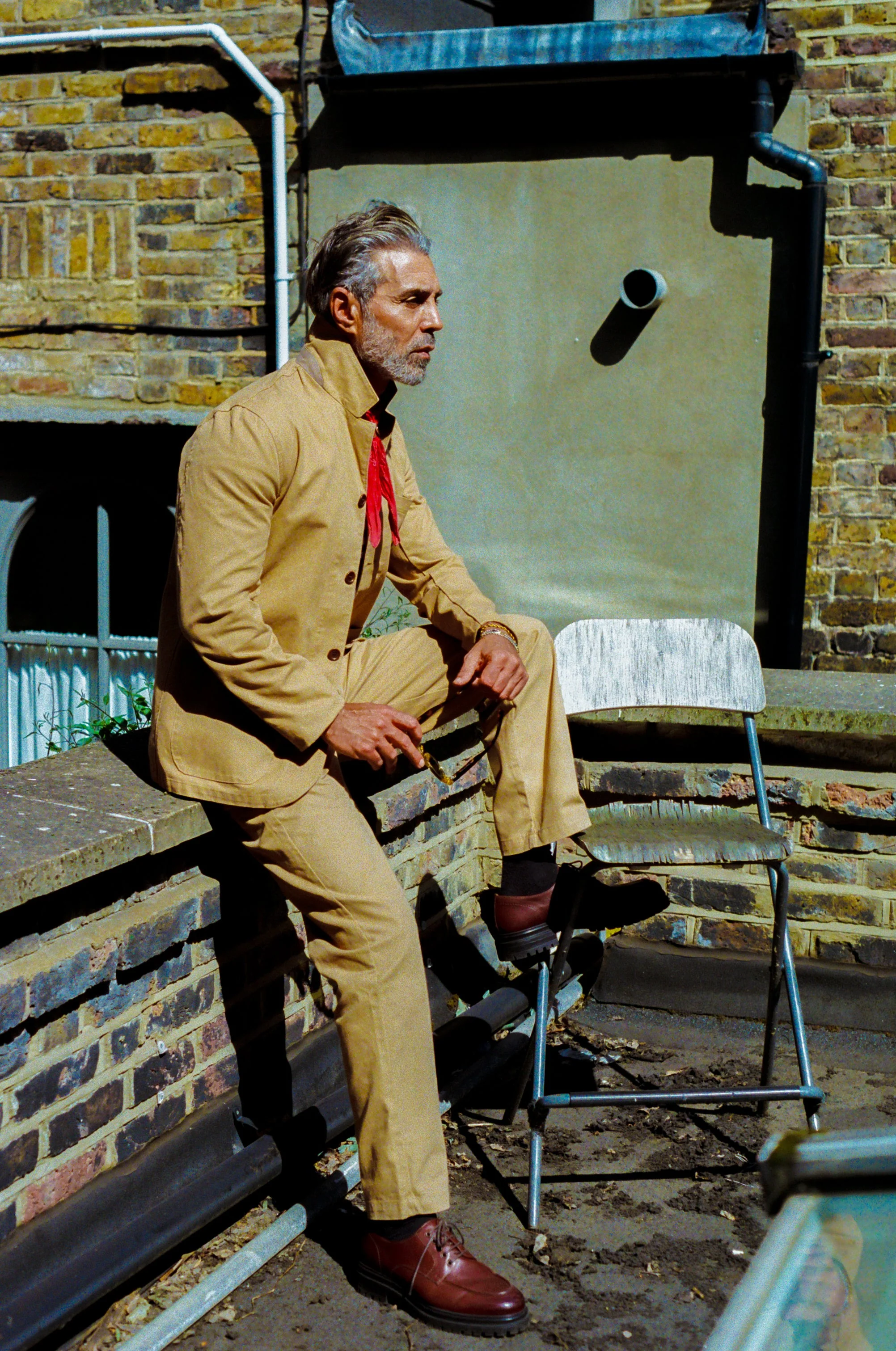 Tuxford Casual Blazer - Camel canvas - Image 3