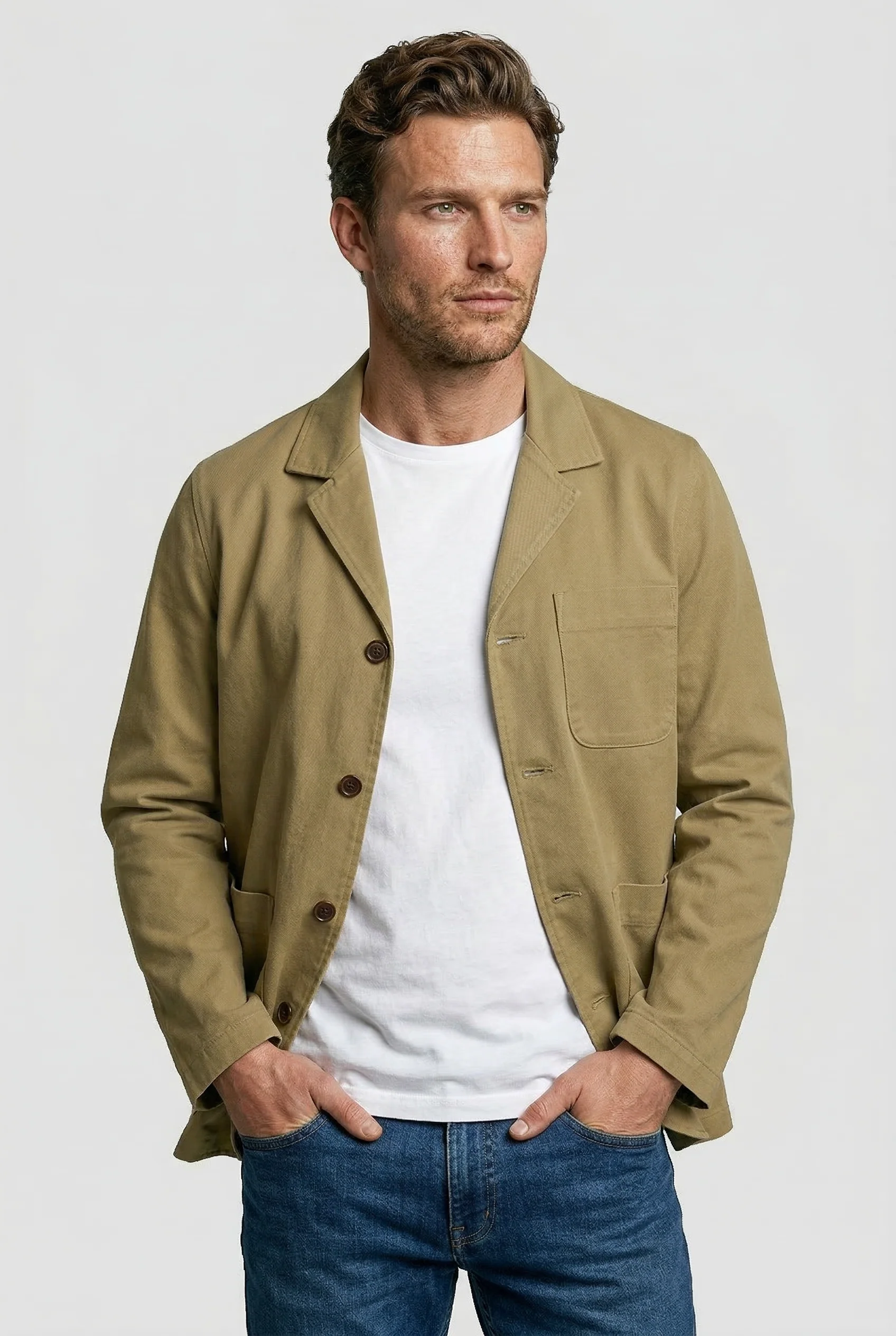 Tuxford Casual Blazer - Camel canvas - Image 4