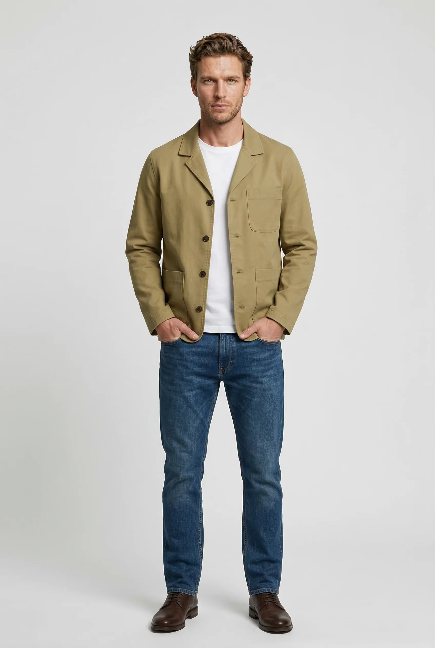 Tuxford Casual Blazer - Camel canvas - Image 5