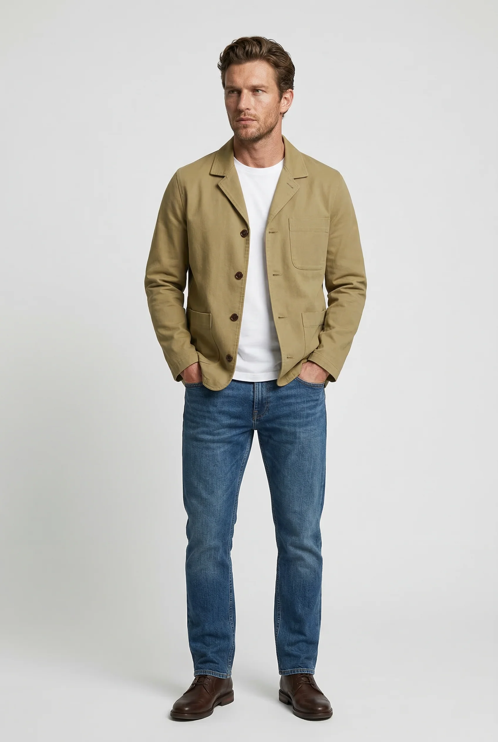Tuxford Casual Blazer - Camel canvas - Image 6