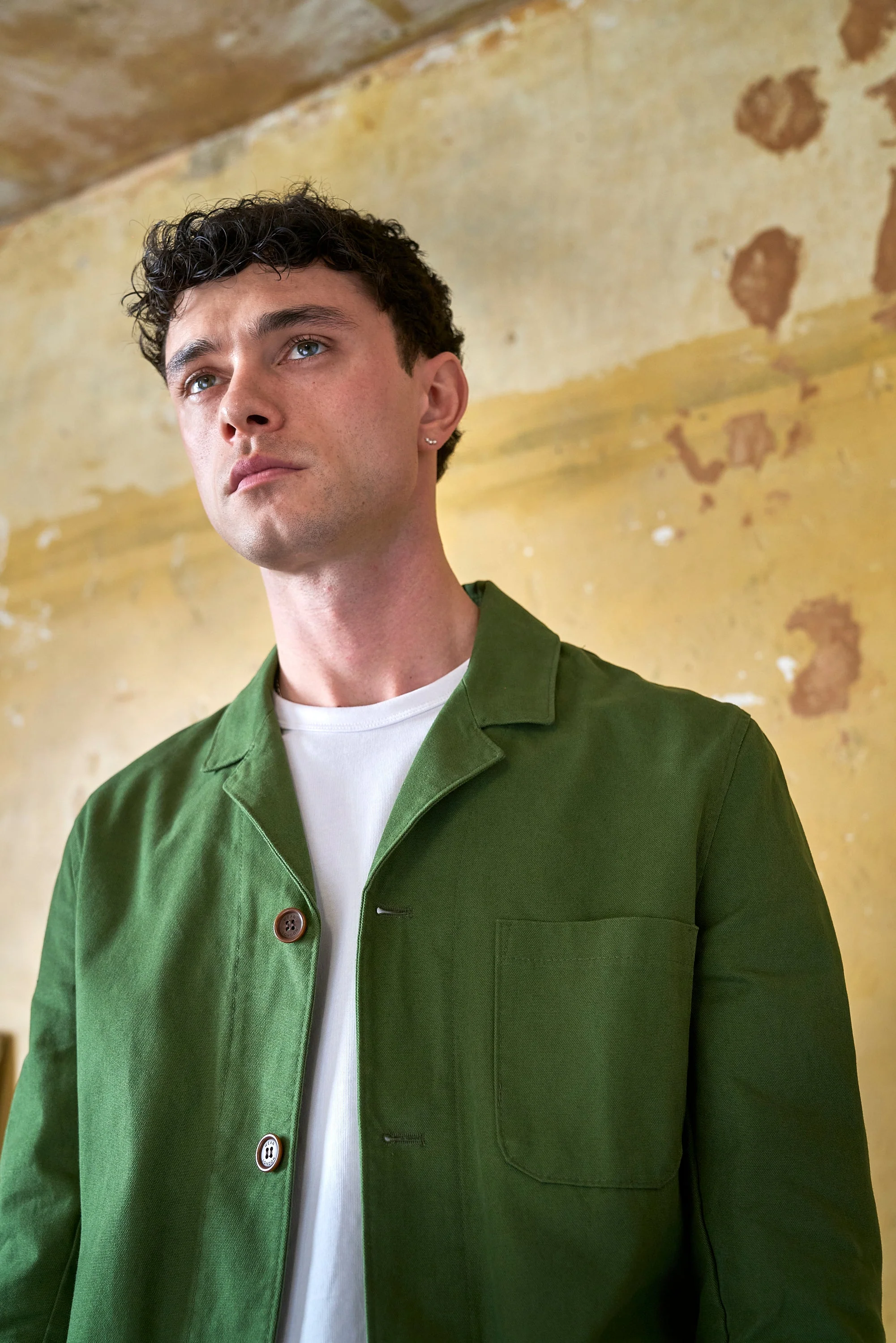 Tuxford Casual Blazer - Green canvas - Image 3