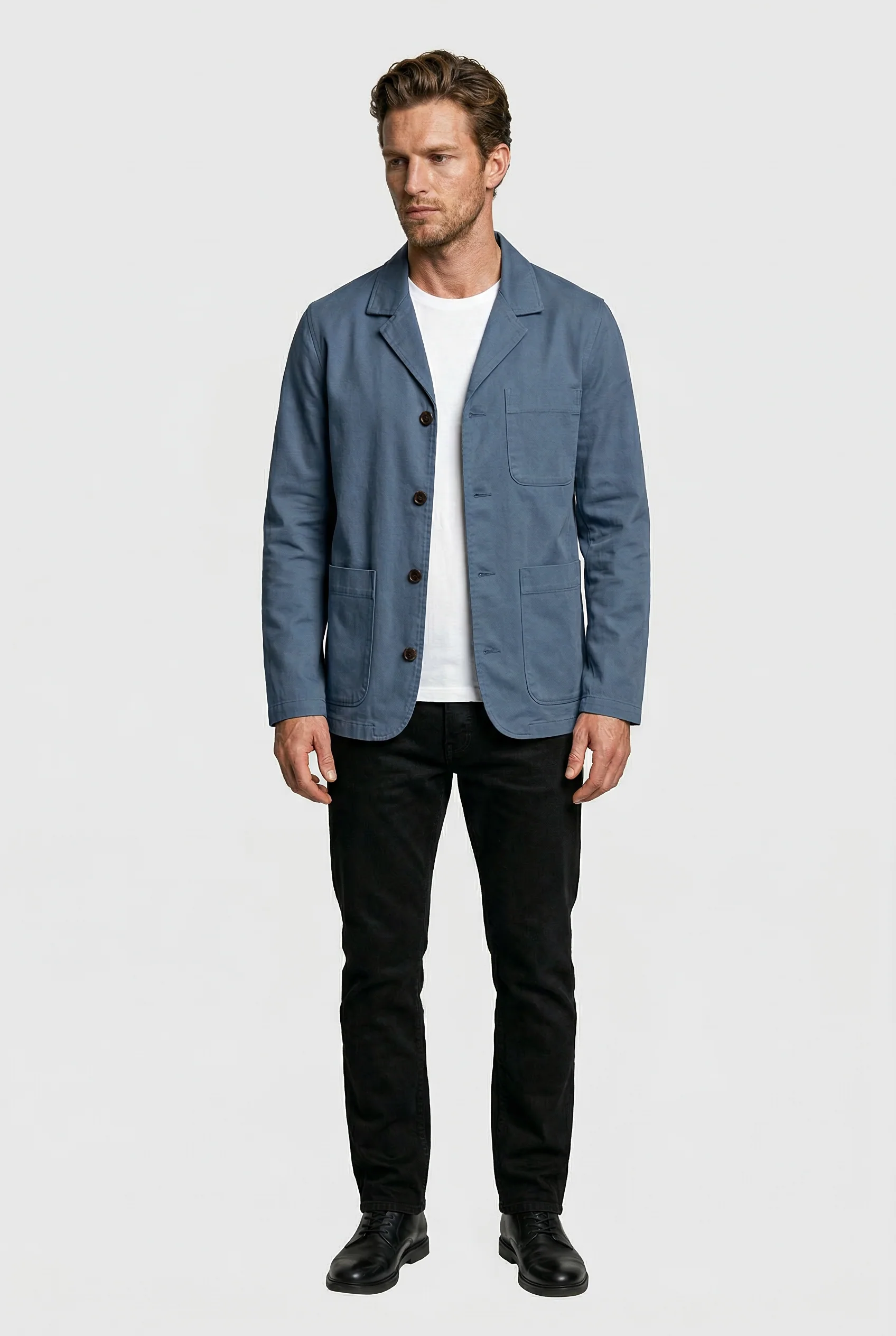Tuxford Casual Blazer - Navy canvas - Image 6