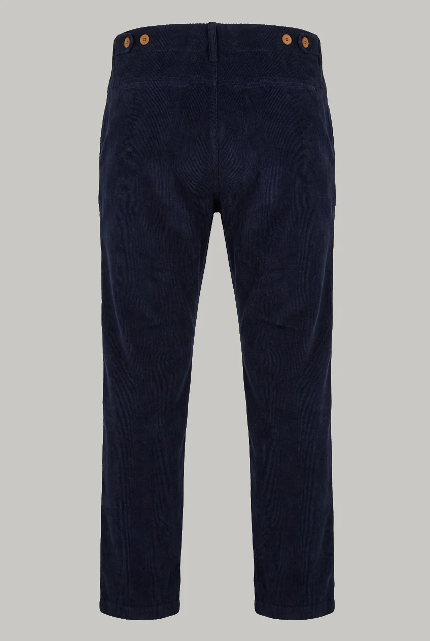 Wentworth Trouser - Navy Cord - Image 4