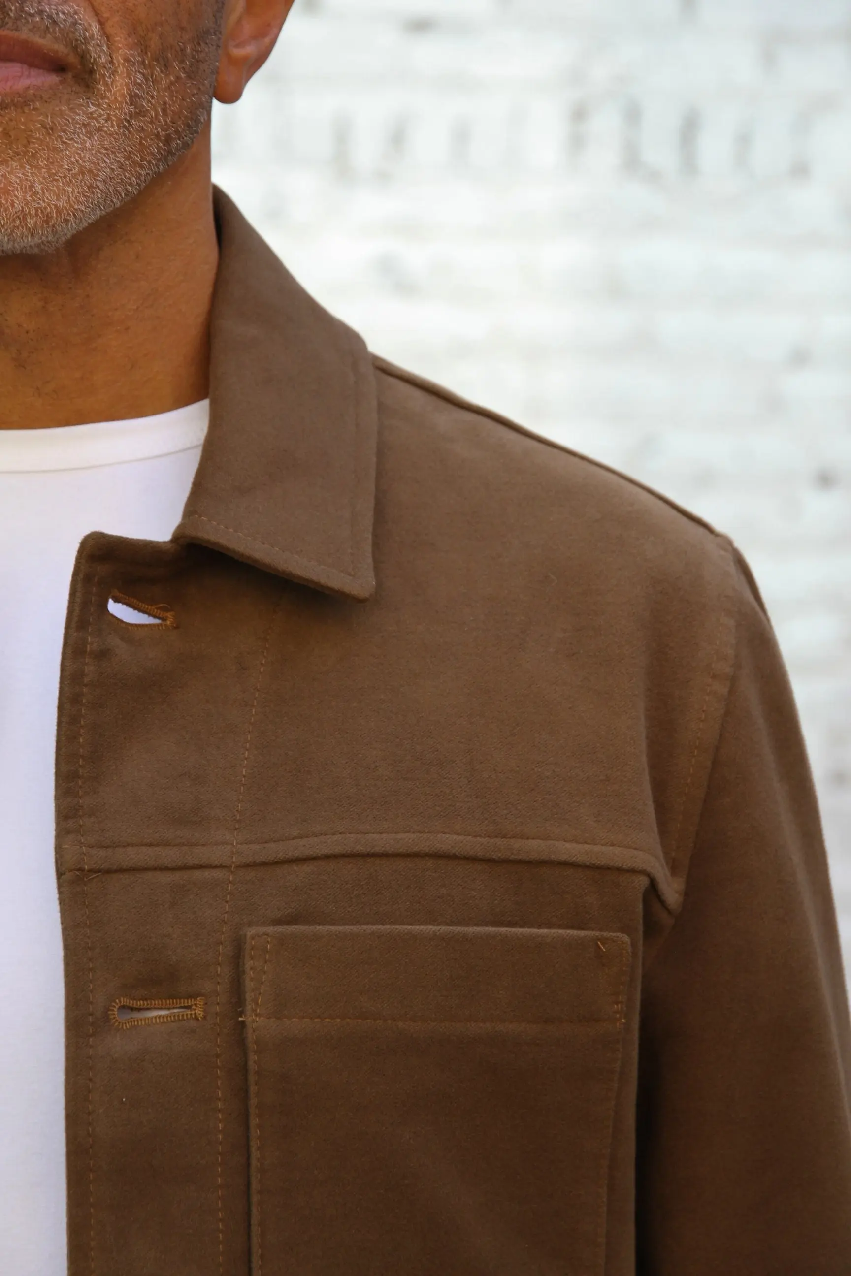 Wilkes Shacket - Camel Moleskin - Image 5